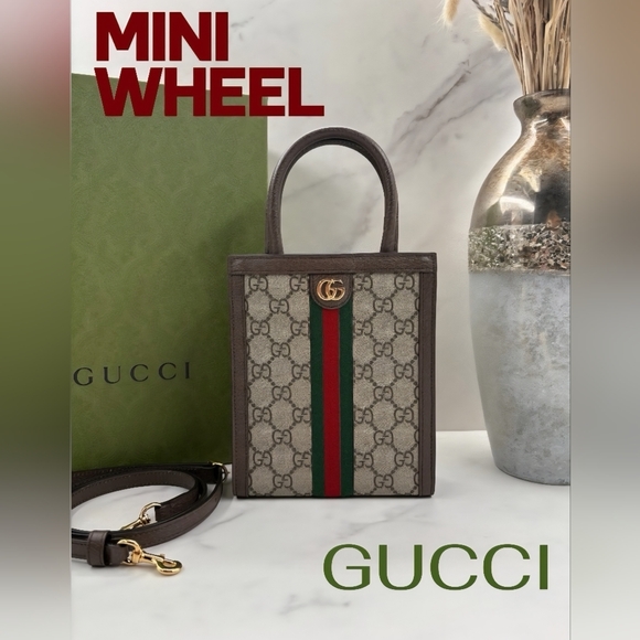 GUCCI MINI WHEEL Entries To WIN NIB Gucci Ophidia GG Mini Bag 🎊🥳 - Picture 8 of 15
